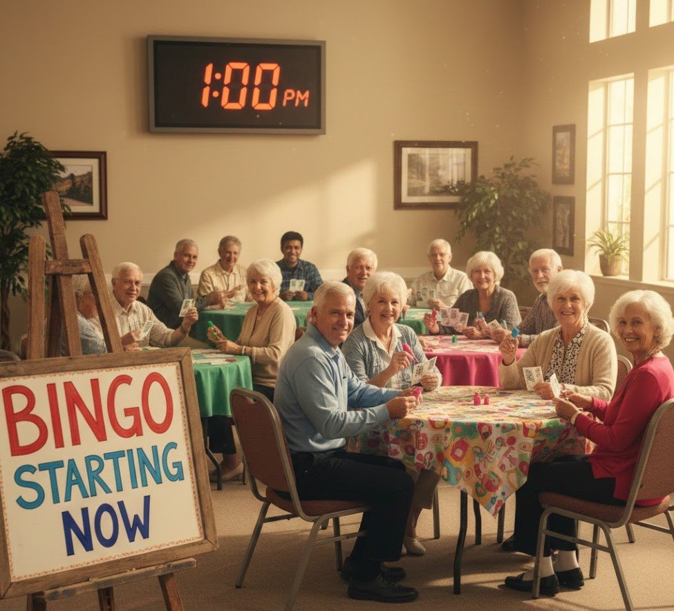 what time do bingo start at the alvin senior center